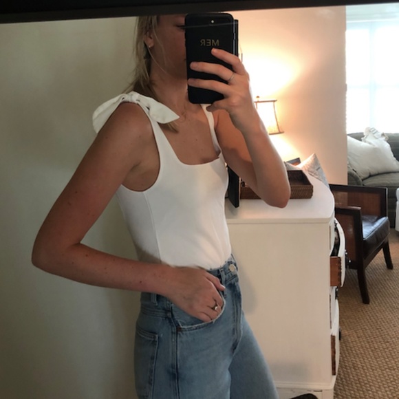 Tie Shoulder Free People Bodysuit - Picture 1 of 3